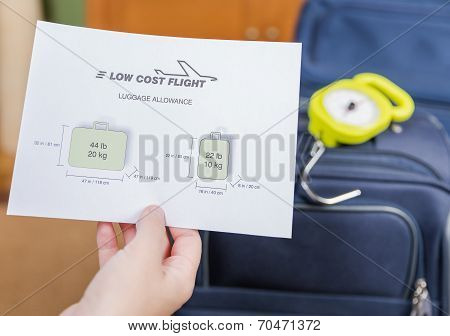 Low cost airlines luggage restrictions