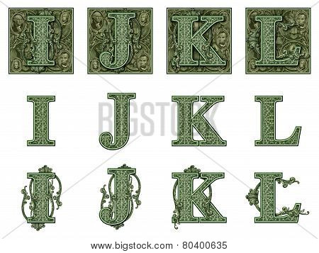 Money Alphabet I To L