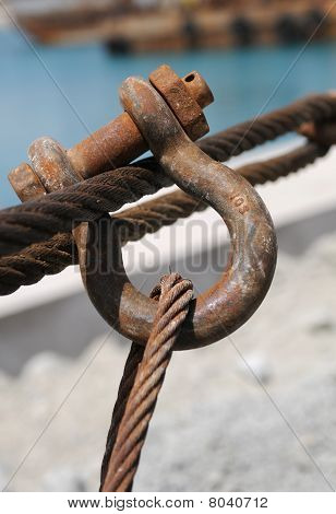 Metall Seil und Safety lock