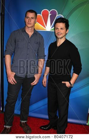 LOS ANGELES - DEC 16:  Brendan Fehr, Freddy Rodriguez at the NBCUniversal TCA Press Tour at the Huntington Langham Hotel on December 16, 2015 in Pasadena, CA