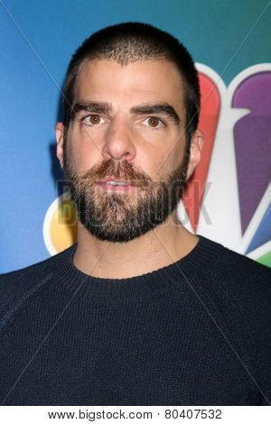 LOS ANGELES - JAN 16:  Zachary Quinto at the NBC TCA Winter 2015 at a The Langham Huntington Hotel on January 16, 2015 in Pasadena, CA