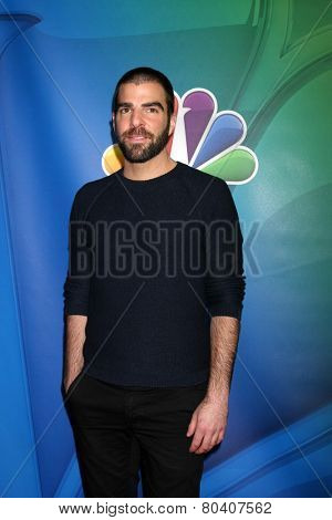 LOS ANGELES - JAN 16:  Zachary Quinto at the NBC TCA Winter 2015 at a The Langham Huntington Hotel on January 16, 2015 in Pasadena, CA