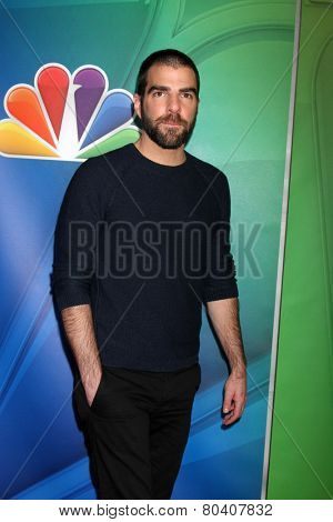 LOS ANGELES - JAN 16:  Zachary Quinto at the NBC TCA Winter 2015 at a The Langham Huntington Hotel on January 16, 2015 in Pasadena, CA