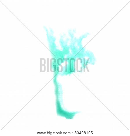 art The blue watercolor ink paint blob watercolour splash