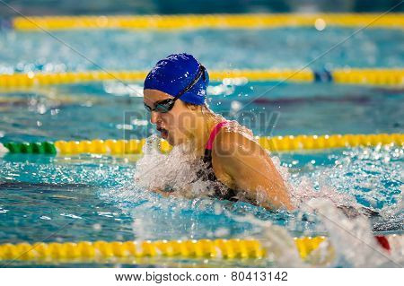 Milan - December  23:  Giulia  Verona, Breaststroke  Currently Italian Champion,   Performing  In  S