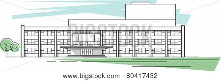 Abstract architecture background