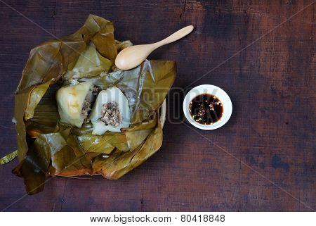 Vietnamese Food,  Pyramid Rice Dumpling