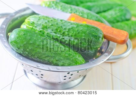 fresh cucumbers