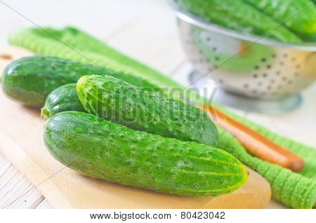 fresh cucumbers