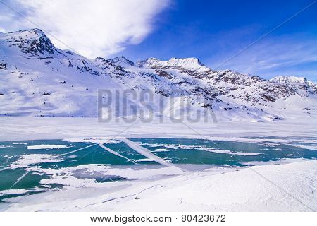 The beautiful landscape of the Alps
