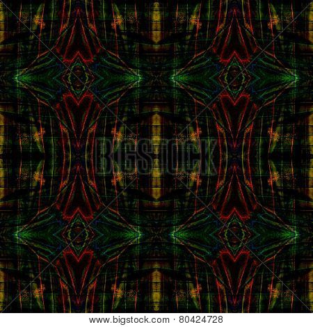 Beautiful seamless dark background patterned by Orange Albatross butterfly's wing skin