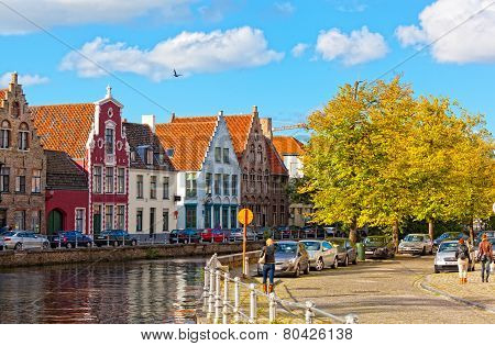 Tourists in Bruges