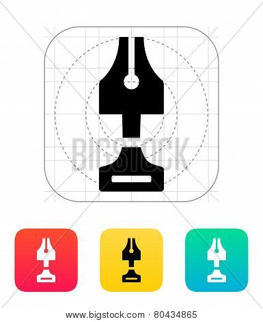 Writer icon on white background.