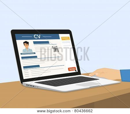 Sending CV via e-mail