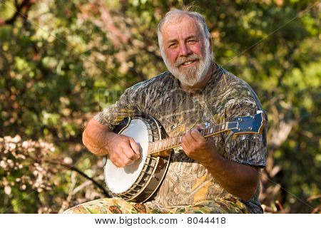 Gelukkig Banjo-speler