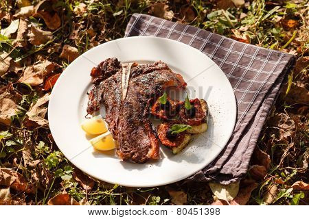 grilled steak