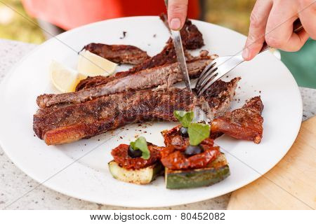 grilled steak