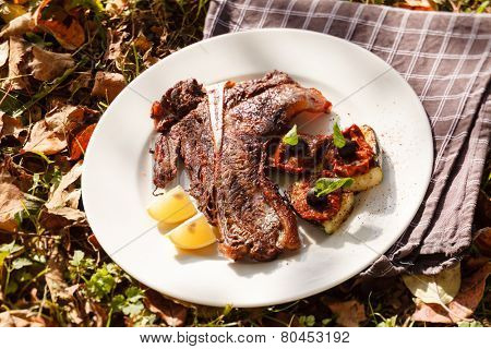 grilled steak
