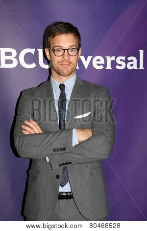LOS ANGELES - JAN 15:  Sean Kleier at the NBCUniversal Cable TCA Winter 2015 at a The Langham Huntington Hotel on January 15, 2015 in Pasadena, CA