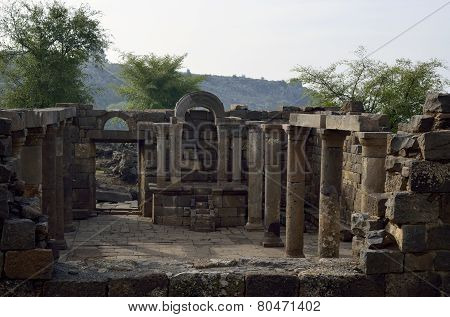 Ancient Synagogue Umm El Kanatir, Israel