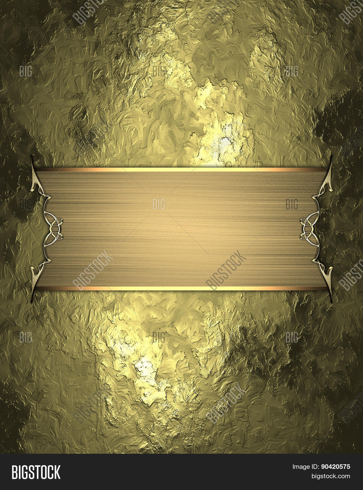 Sample Background Design Gold Gold Background Design Image & Photo (Free Trial) | Bigstock