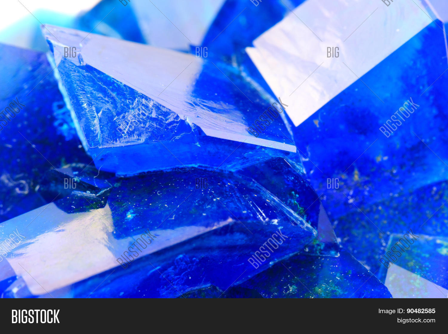 Blue Vitriol Mineral Image & Photo (Free Trial) Bigstock