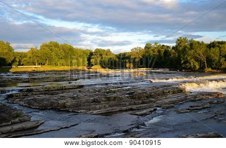 Winooski Falls at Twilight