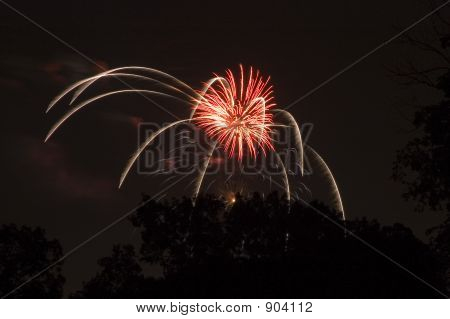 Pavouk ohňostroj Burst