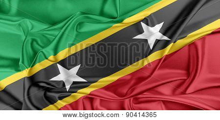 Flag Of Saint Kitts And Nevis