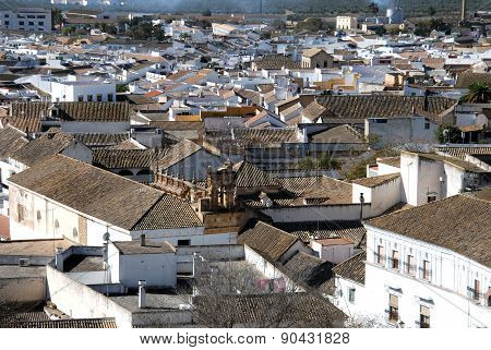 Osuna town rooftops.