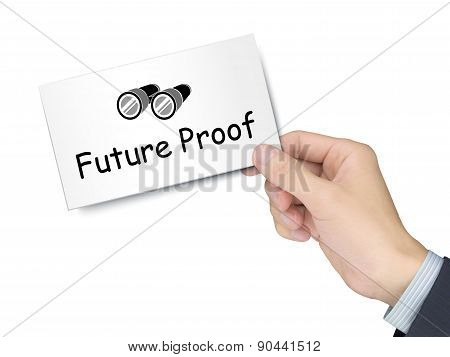 Future Proof Card In Hand