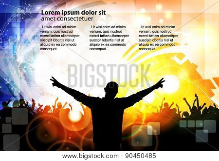 Dance Party - Vector Illustration