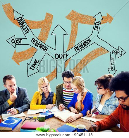 Duty Responsibility Role Accountable Reliability Concept