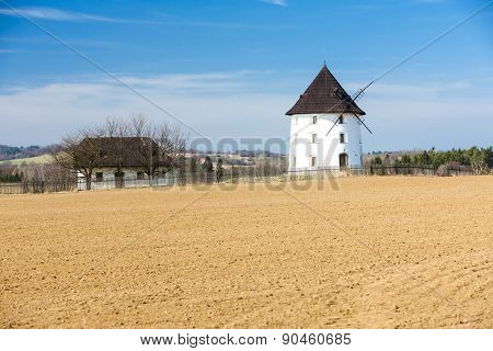 windmill near Mseno, Czech Republic