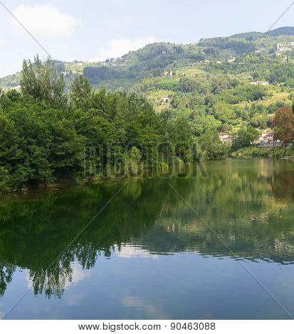 Serchio River, Tuscany (italy)