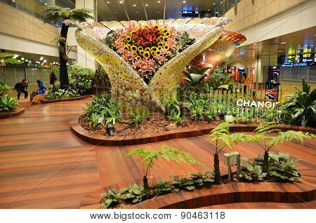 Enchanted Garden At Changi International Airport, Singapore