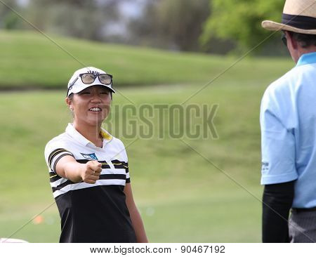 David Leadbetter And Lydia Ko At The Ana Inspiration Golf Tournament 2015