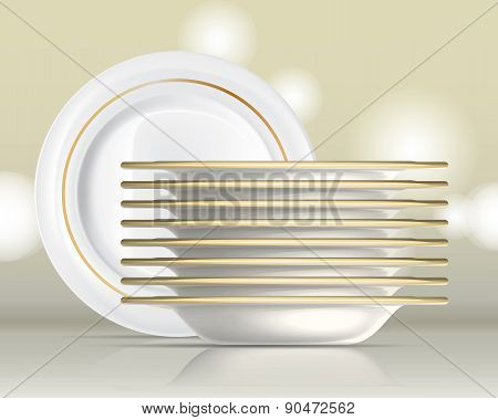 Porcelain Plates Set 1