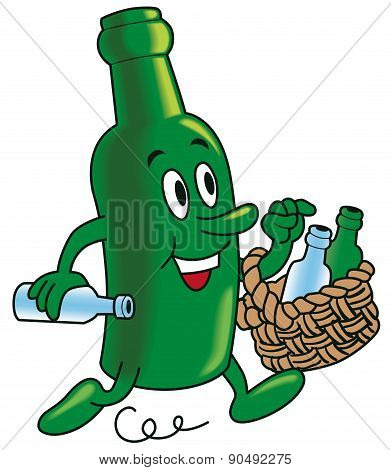 Removal glass cartoon