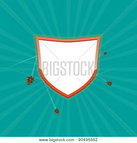 Protected Shield. Vector illustration
