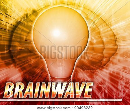 Abstract background digital collage concept illustration brainwave creative ideas
