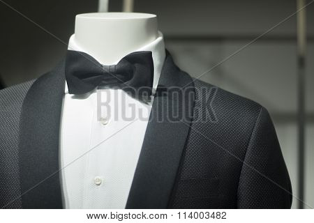 Store Dummy In Dinner Jacket And Bow Tie