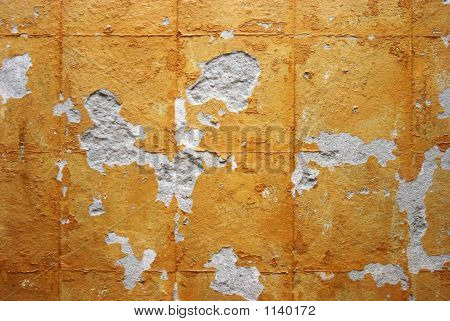 Sárga zúzott stukkó háttér