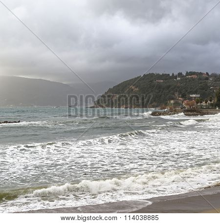 Storm In Ligurian Sea