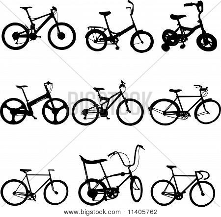 biciclette - vector