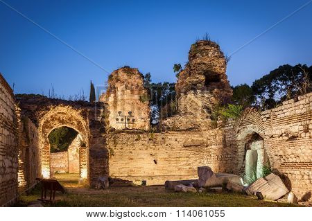The Old Roman Baths Of Odessos, Varna, Bulgaria