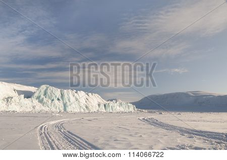 Icerberg On The Svalbard Islands - Norway's Arctic