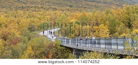 ABISKO, SWEDEN ON SEPTEMBER 14