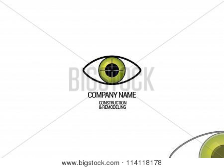 House construction and remodeling vector logotype
