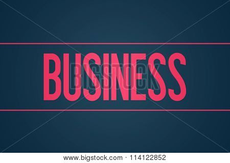 Business- Illustration - Text Graphic - Modern Business Design